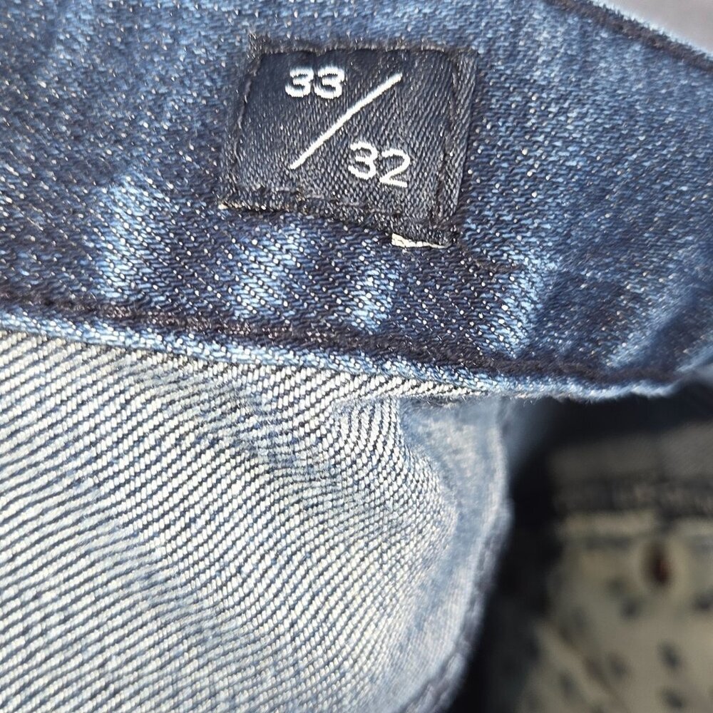 Lucky Brand Men's Straight Leg Denim Jeans Blue Straight Leg Size 33x32 Classic - Picture 9 of 10